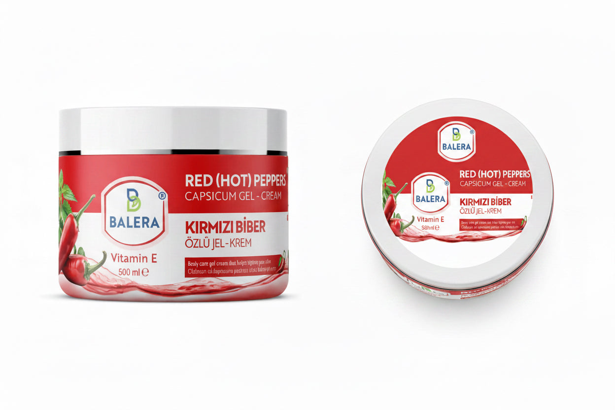 VeraKür Wellness™ Kırmızı Biber Özlü Selülit Giderici Jel Krem